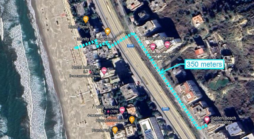 Golden Beach Apartments Драч Екстериор снимка